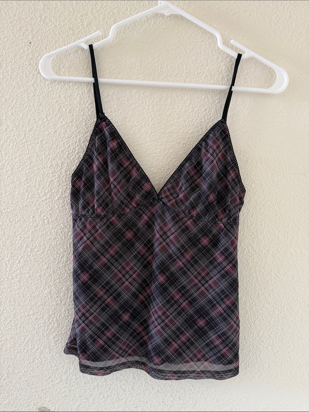 Brandy melville Amara plaid tank top